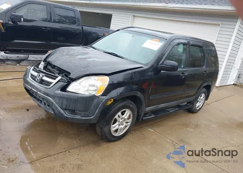 2002 Honda Cr-V Ex из США, поврежденный, VIN JHLRD78822C079044
